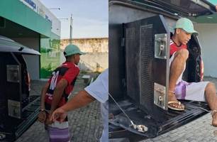 Acusado de assaltar e levar tudo de professora é preso em Parnaíba (Foto: Reprodução)