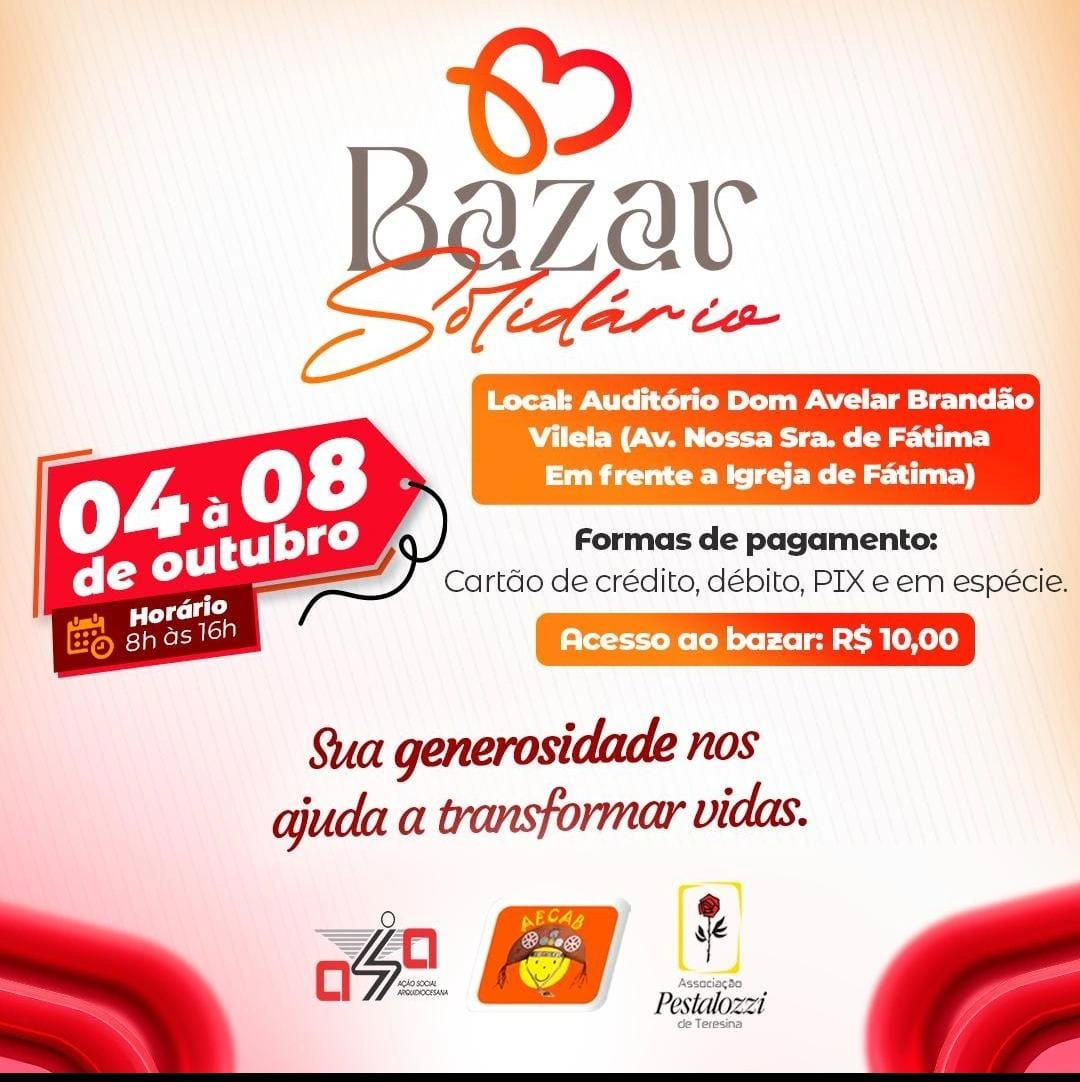 ASA participa de Bazar Solidário com a venda de produtos doados pela Receita