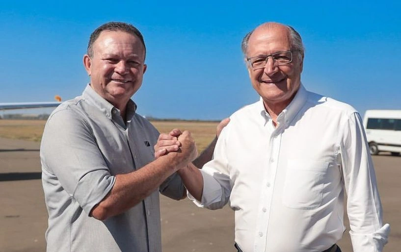 Carlos Brandão e Geraldo Alckmin
