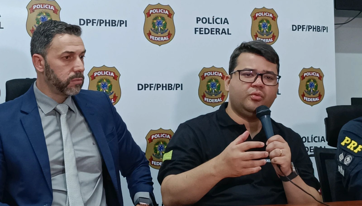 Chico Lucas participa de coletiva da Polícia Federal