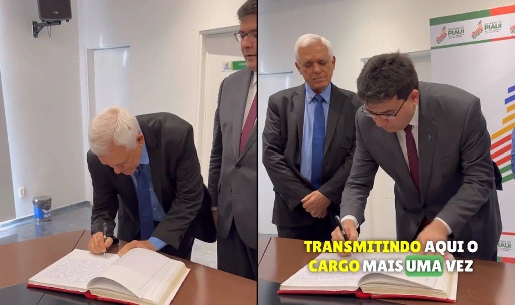 Governador transmite cargo para Themístocles Filho