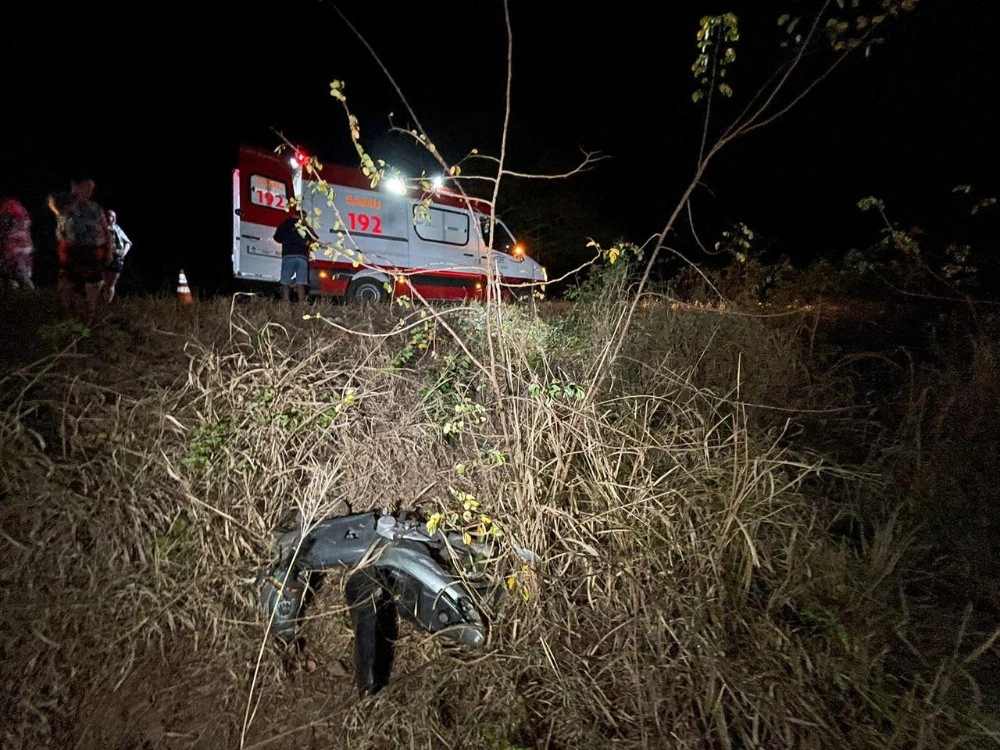 Homem morre em grave acidente de moto na cidade de Pedro II
