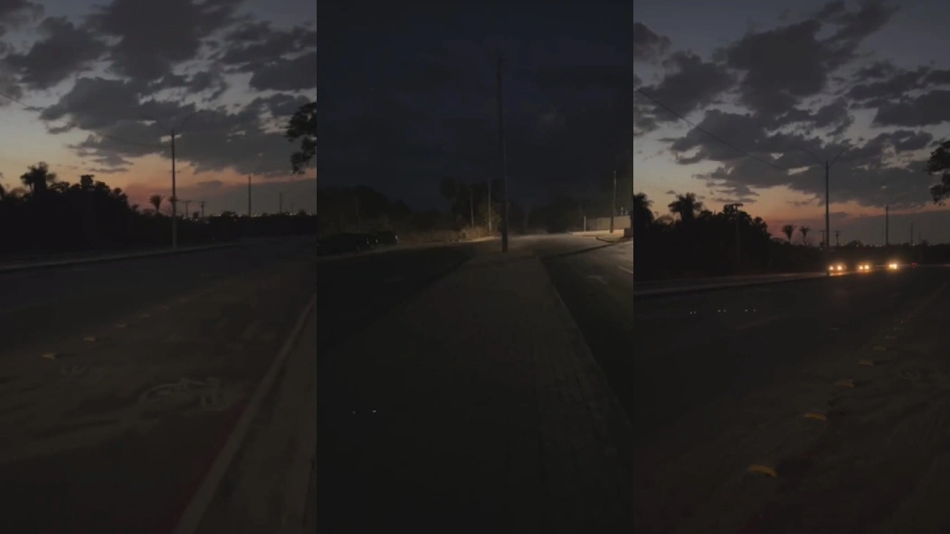 Importante avenida da zona Sul de Teresina está sem iluminação; população reclama