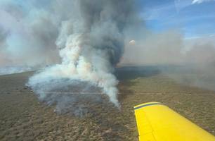 Incêndio de grande proporções ameaça Parque Nacional Serra das Confusões (Foto: Reprodução)