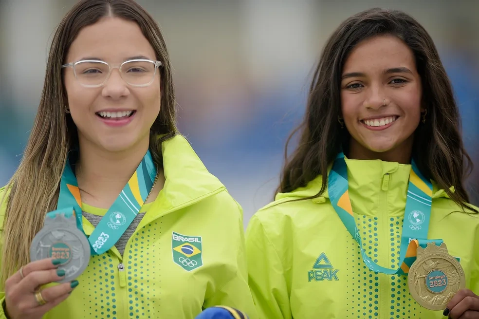 Pamela Rosa e Rayssa Leal nos Jogos Pan-Americanos