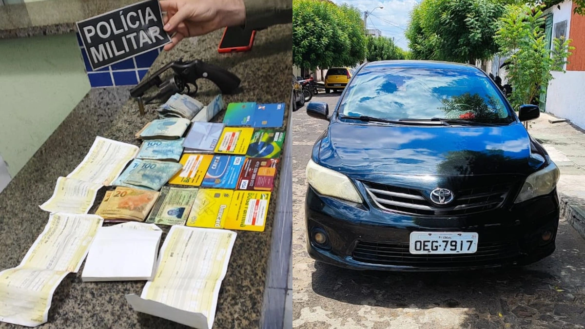 Polícia realiza operação e prende indivíduo com arma e dinheiro de jogo de azar