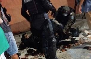 Policial da ROCAM sofre acidente durante perseguição na zona Sul de Teresina (Foto: Reprodução)