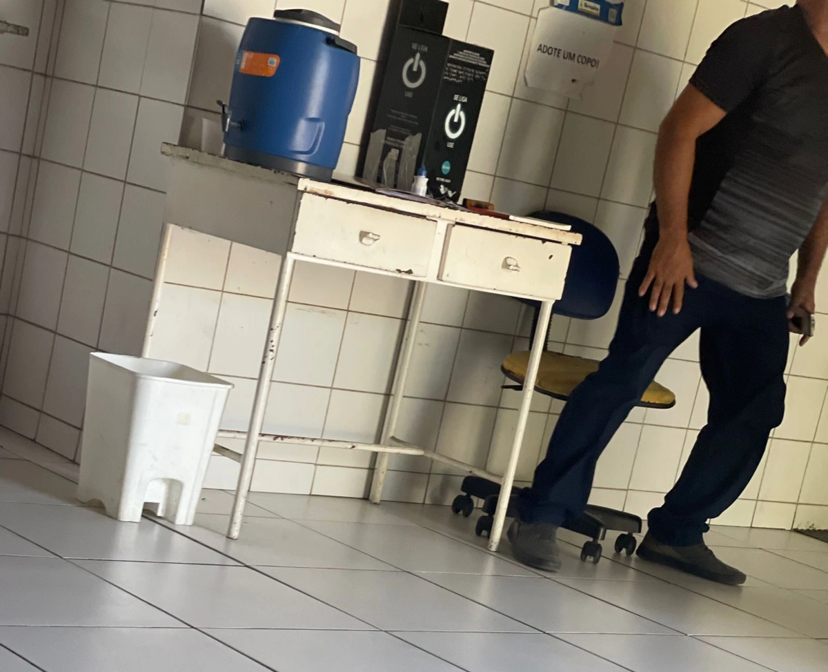 População sofre com calor e sentem falta de bebedouro na UBS Dr. Durvalino Couto