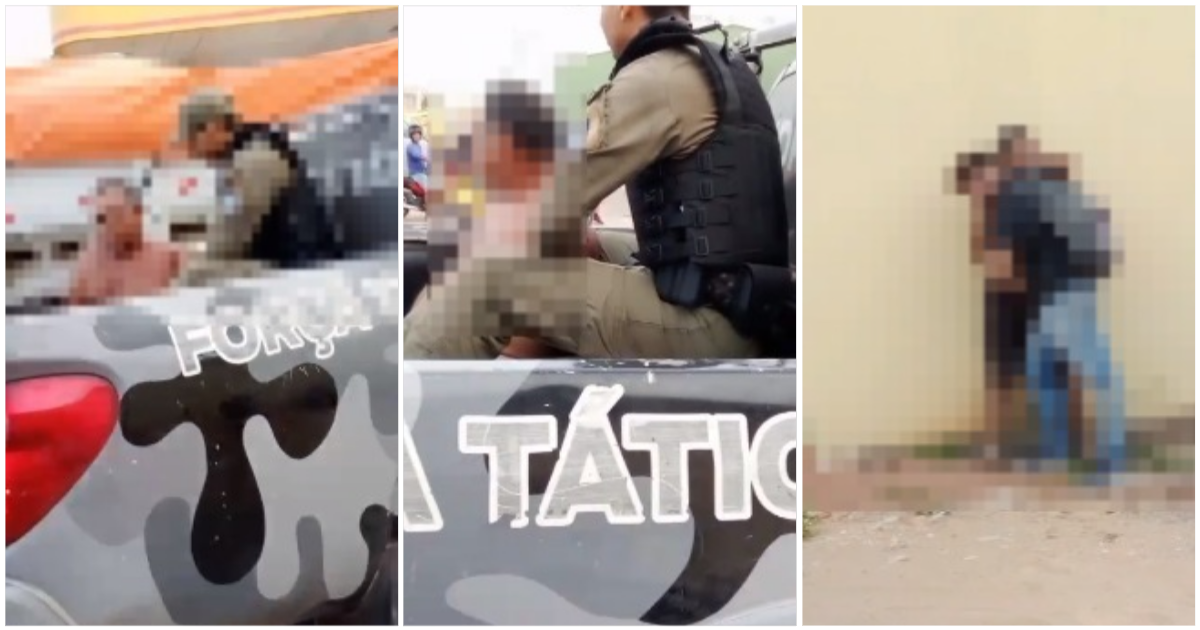 Acusado de estupro agride policiais durante prisão em Parnaíba