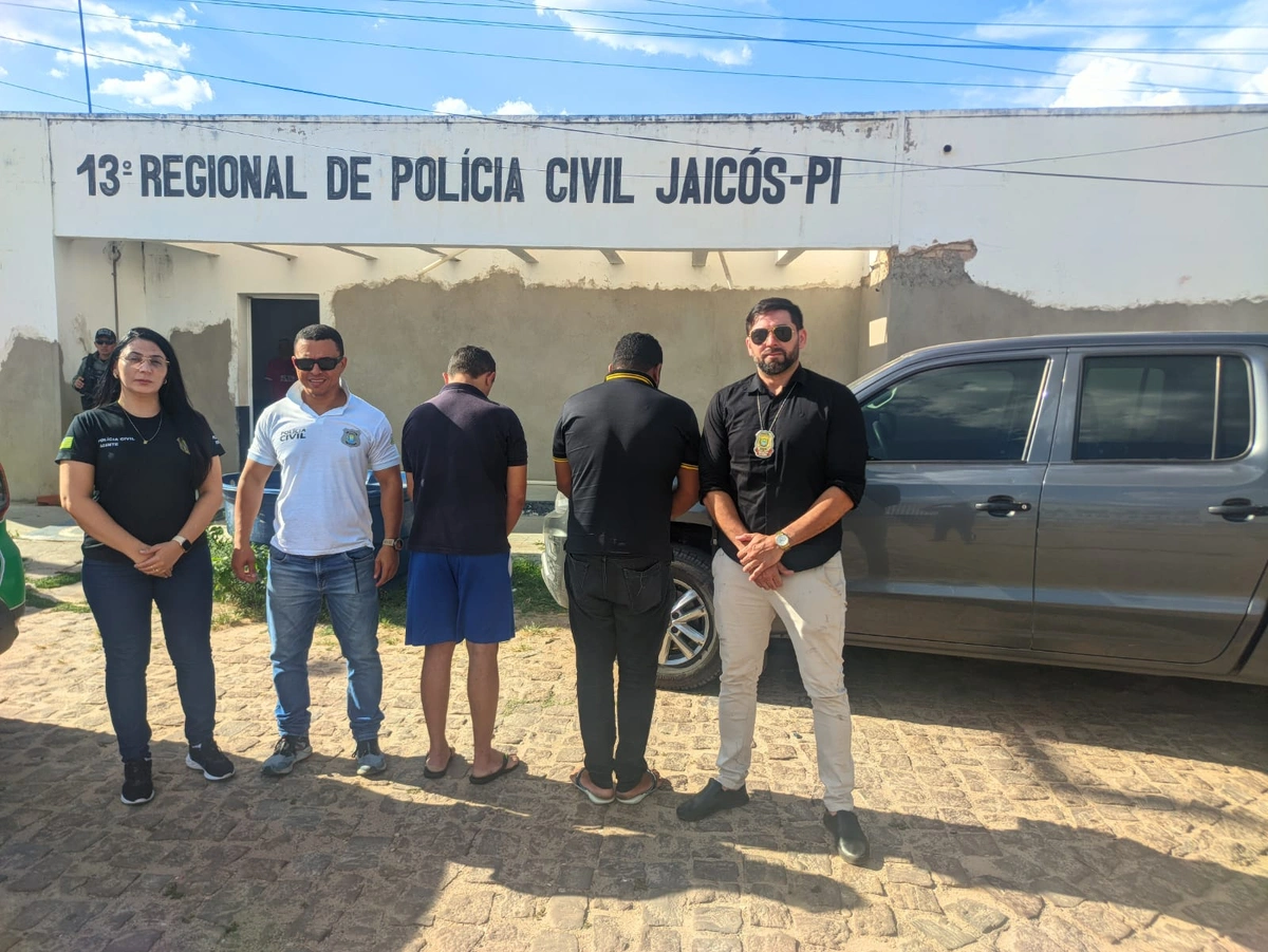 Acusados de homicídio são presos na cidade de Belém do Piauí