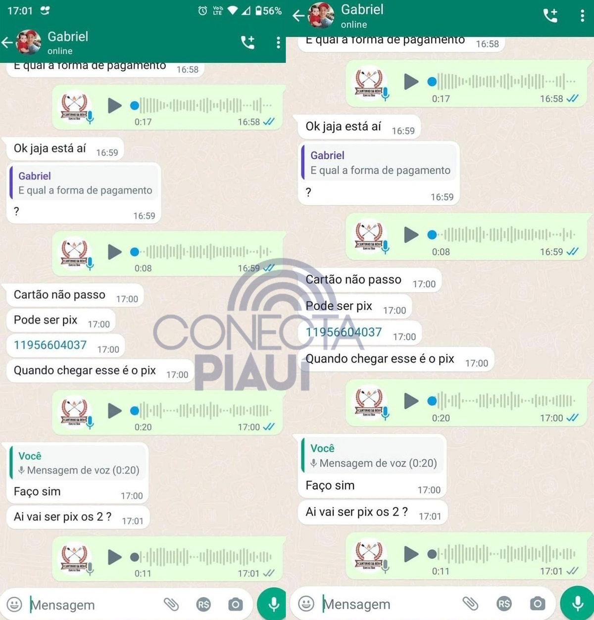 Bandidos usam foto do Beto Rego com a família para aplicar golpes na internet