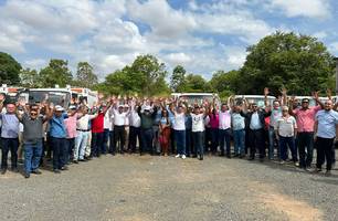 Codevasf realiza maior entrega de máquinas e equipamentos do ano no Piauí (Foto: Eduardo Amorim/Conecta Piauí)