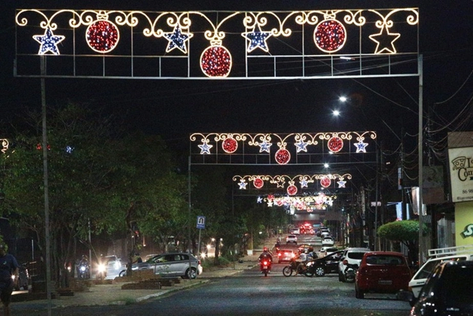 Decoração natalina em Timon