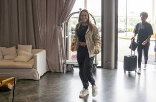Gabi Nunes se apresenta em São Paulo para inicio dos treinamentos com a Seleção Feminina (Foto: Clara Bahri/CBF)