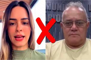 Gessy Lima registra boletim de ocorrência contra 'babão' do prefeito Dr. Pessoa (Foto: Reprodução)