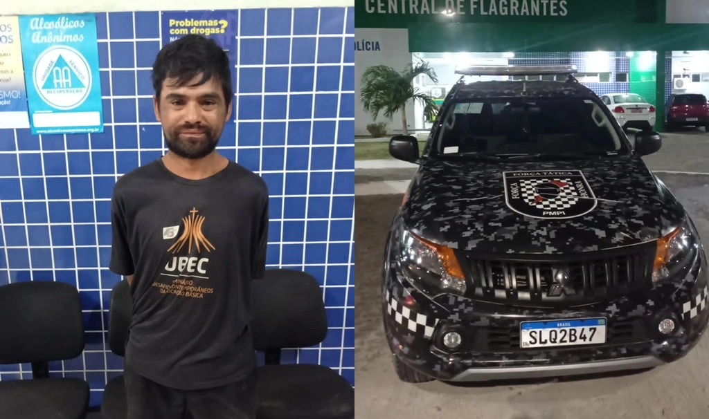 Homem é preso por tentativa de homicídio após ofensas contra mãe em Parnaíba