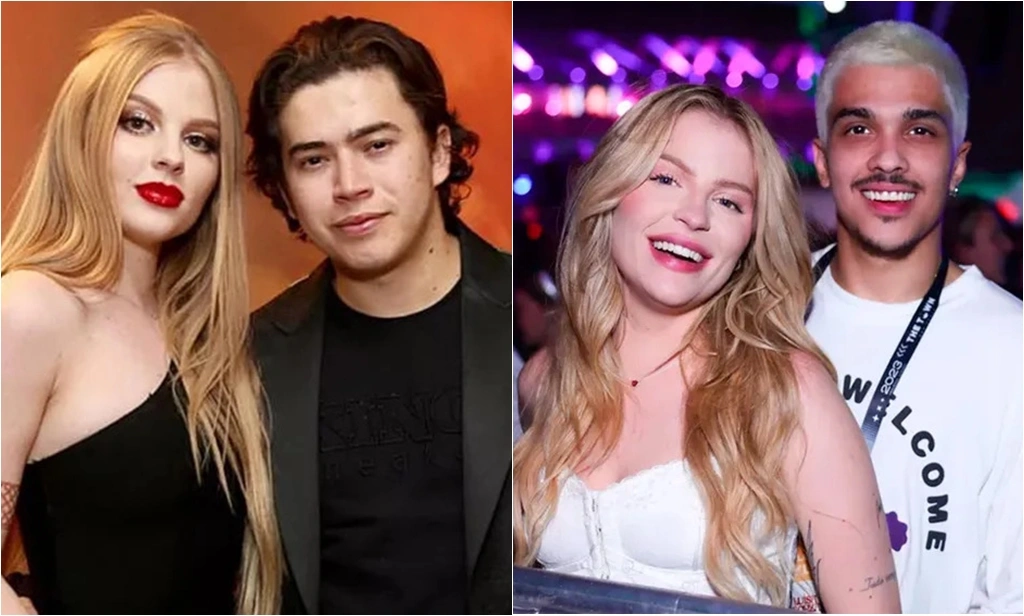 Luíza Sonza e seus ex-companheiros Whindersson Nunes e Chico Moedas