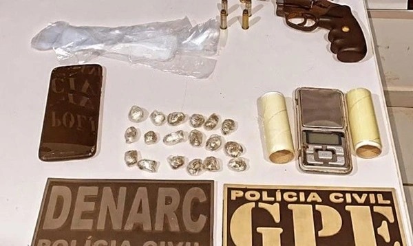 Materiais apreendidos