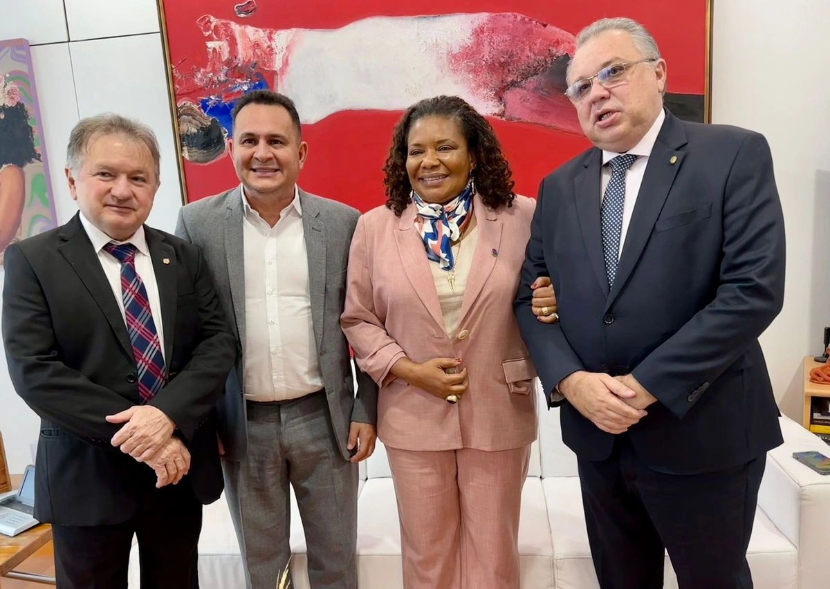 Merlong Solano, Carlos Anchieta, Margareth Menezes e Florentino Neto