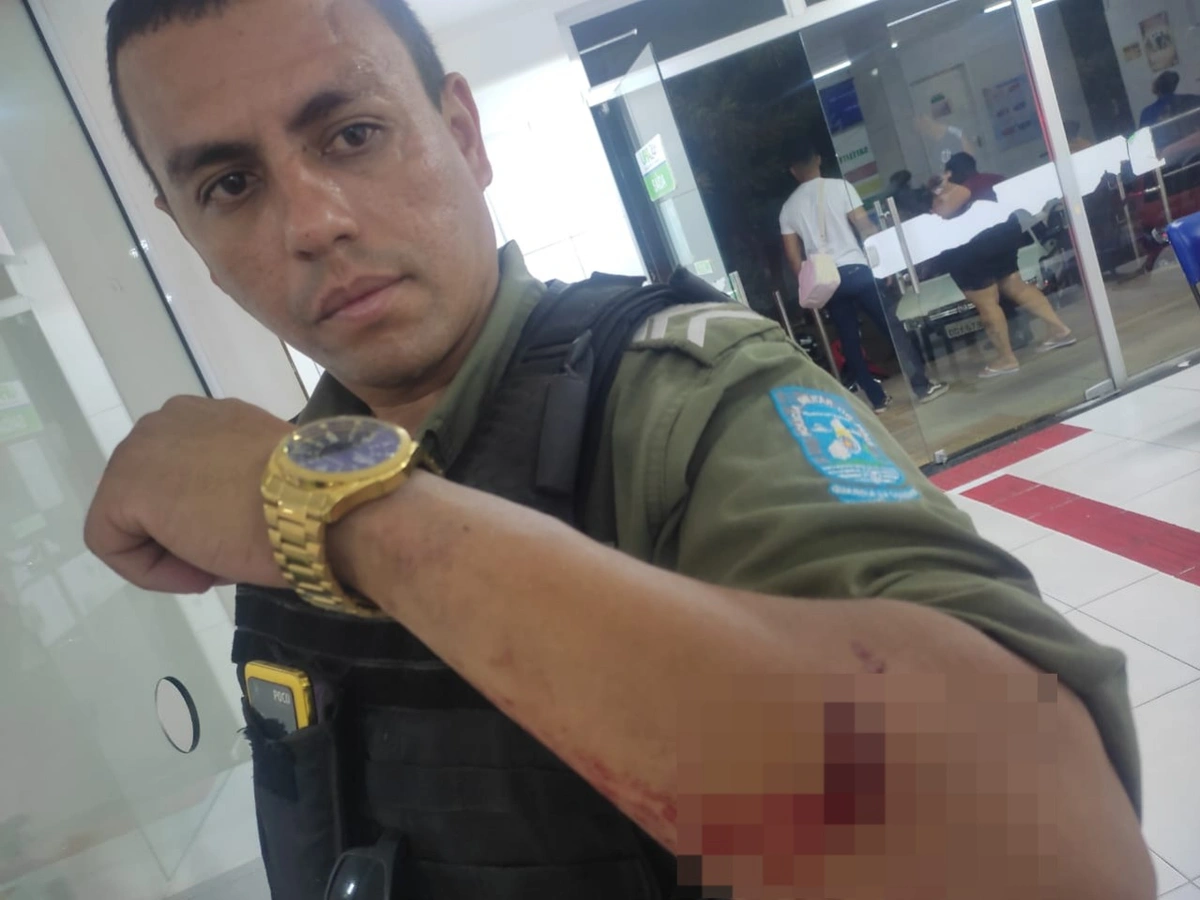 Policial militar é baleado por criminoso durante abordagem em Teresina