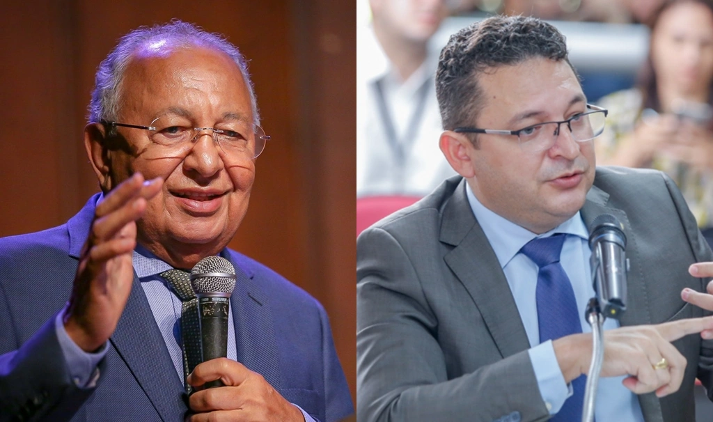 Prefeito Dr. Pessoa e deputado Hélio Rodrigues
