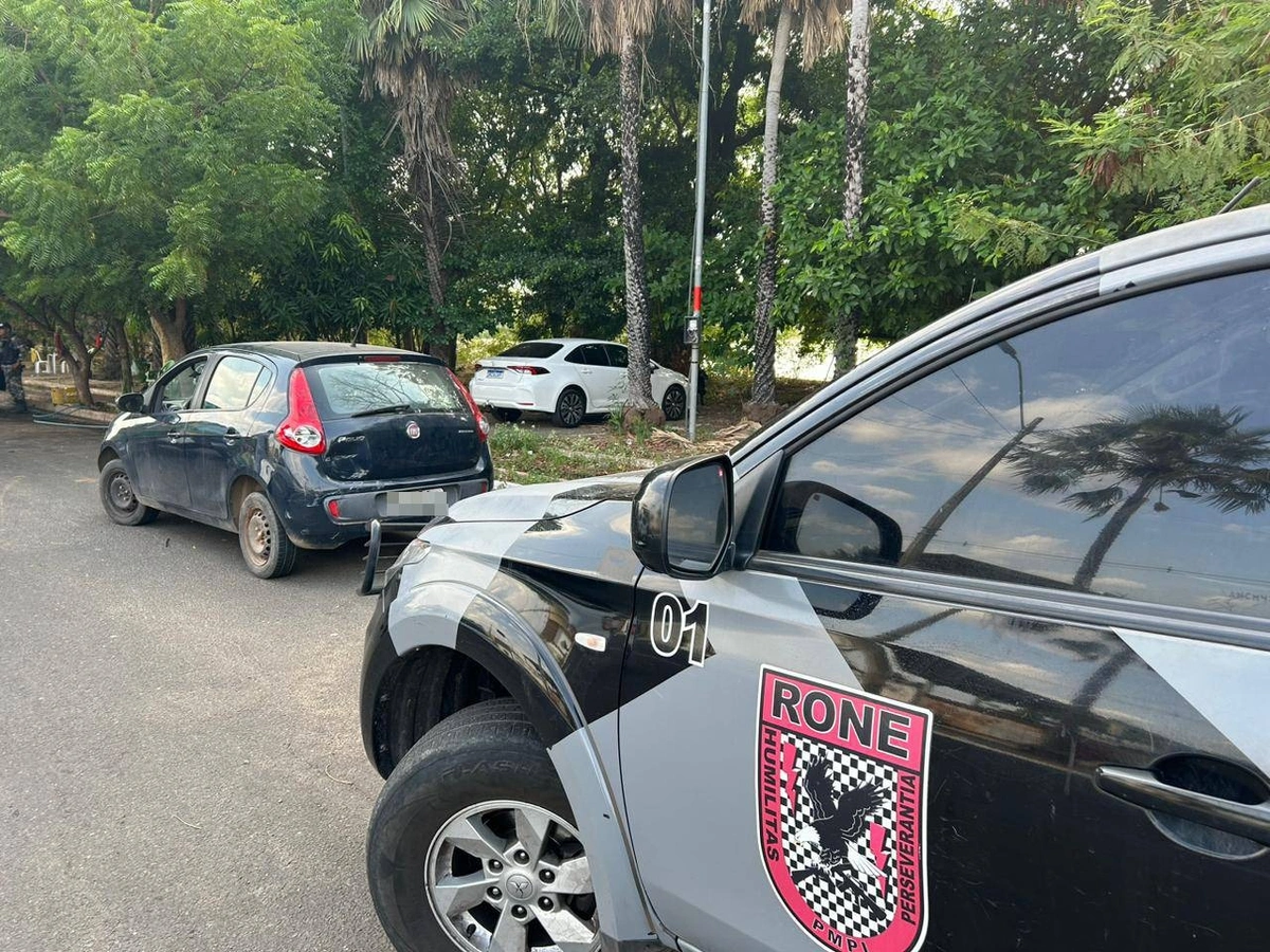 Rone resgata motorista de aplicativo mantida refém dentro de veículo após assalto em Teresina