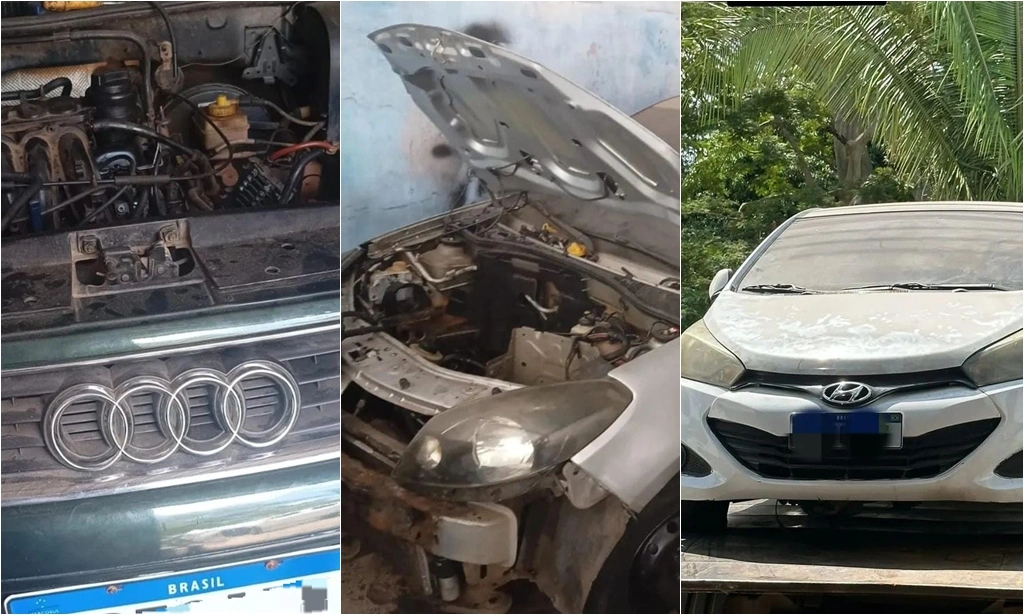 Veículos apreendidos pela polícia