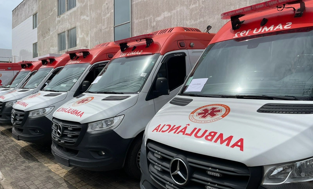 Ambulâncias entregues pelo Governo Federal