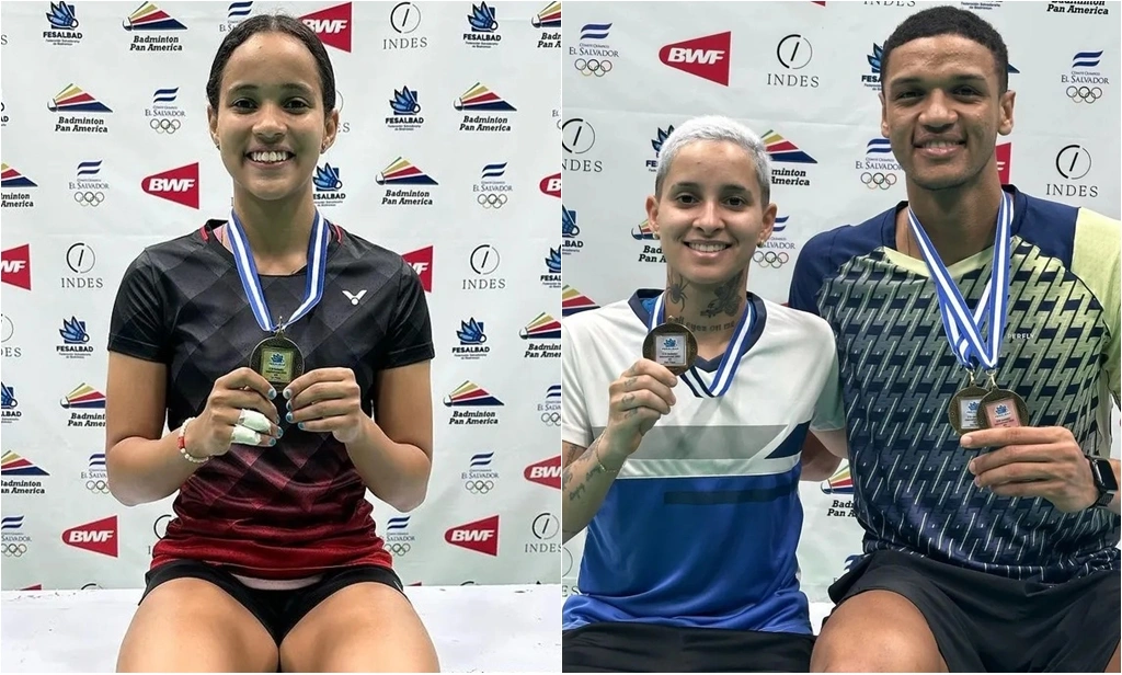Atletas piauienses conquistam medalhas em campeonato internacional de Badminton