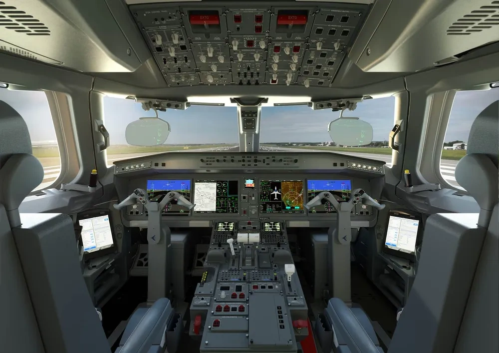 Avião modelo E190 da Embraer