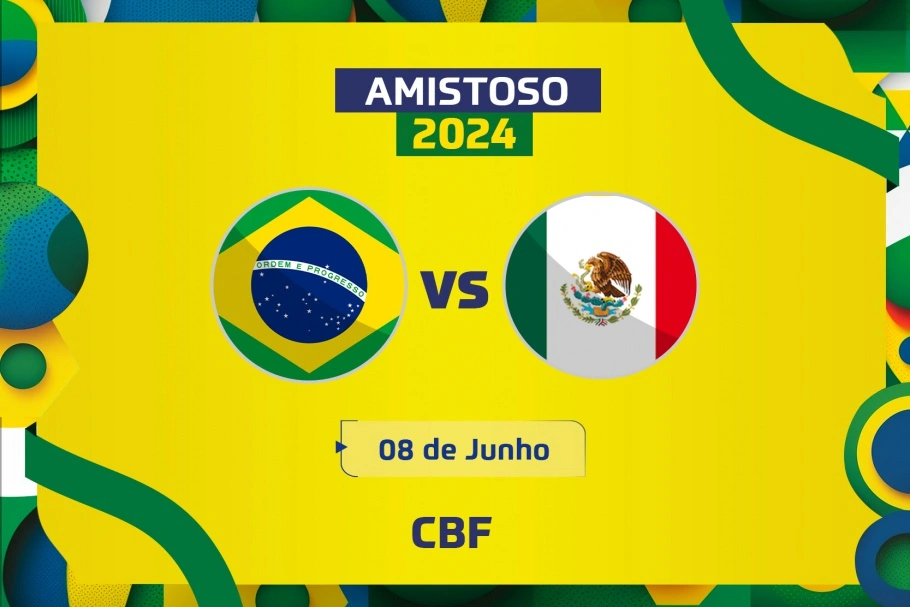 CBF anuncia amistoso entre Brasil e México; confronto acontecerá nos EUA