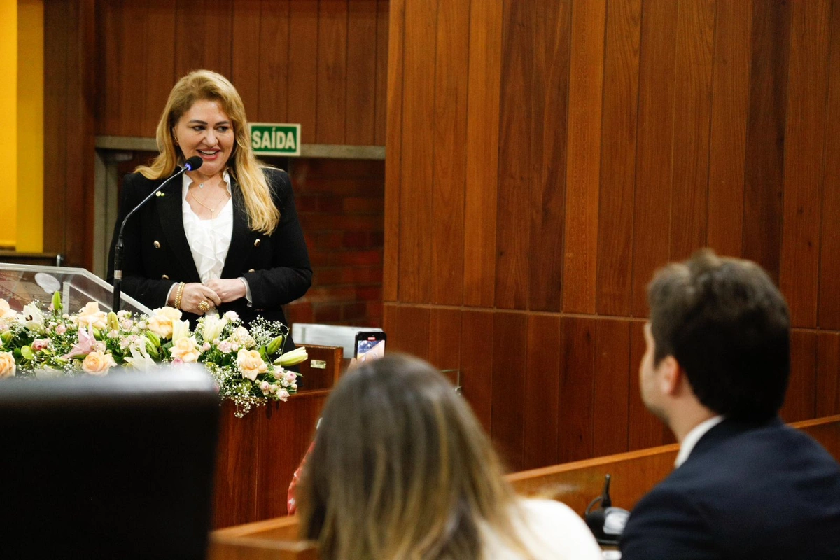 Deputada Simone Pereira presidiu a sessão