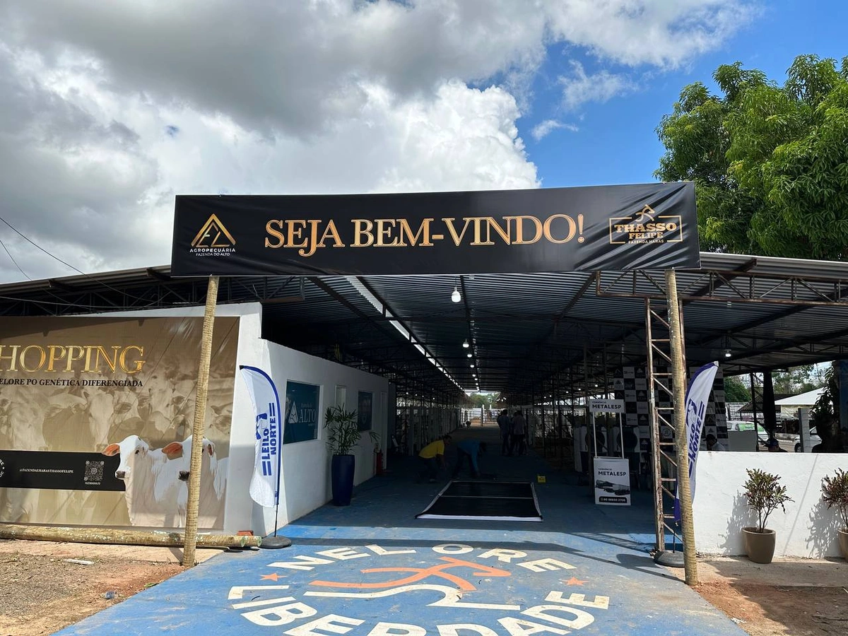 Exposição da Fazenda Thasso Felipe na Expoapi