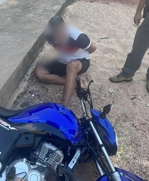 Motoqueiro é atacado por ladrão na avenida Piauí, em Timon