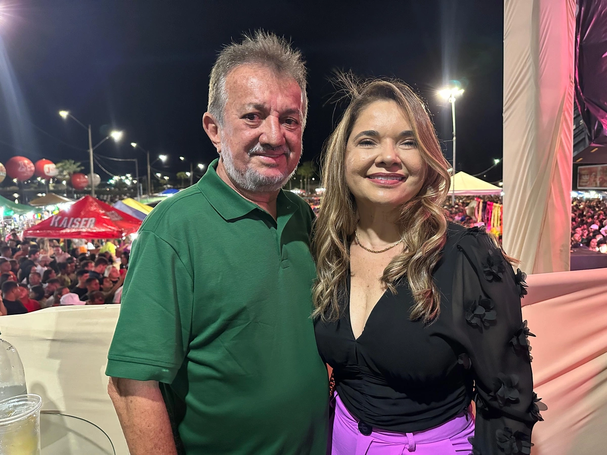 Prefeito de Campo Maior, Joãozinho Félix e esposa
