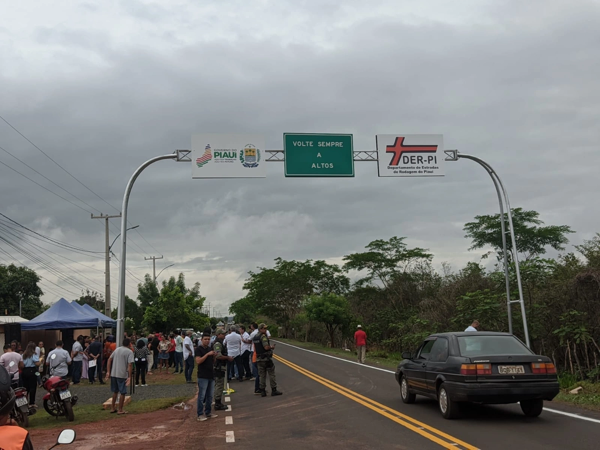 Trecho que liga Altos a Alto Longá