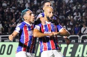 Bahia vai a São Januário e vence a primeira no Brasileiro (Foto: Reprodução/ Twitter/ Esporte Clube Bahia)