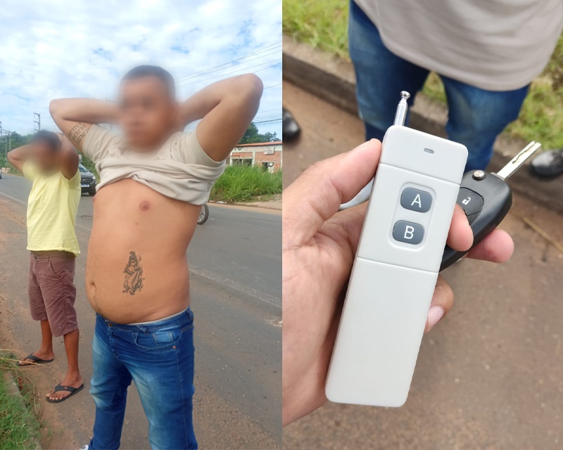 Dupla presa após furtos