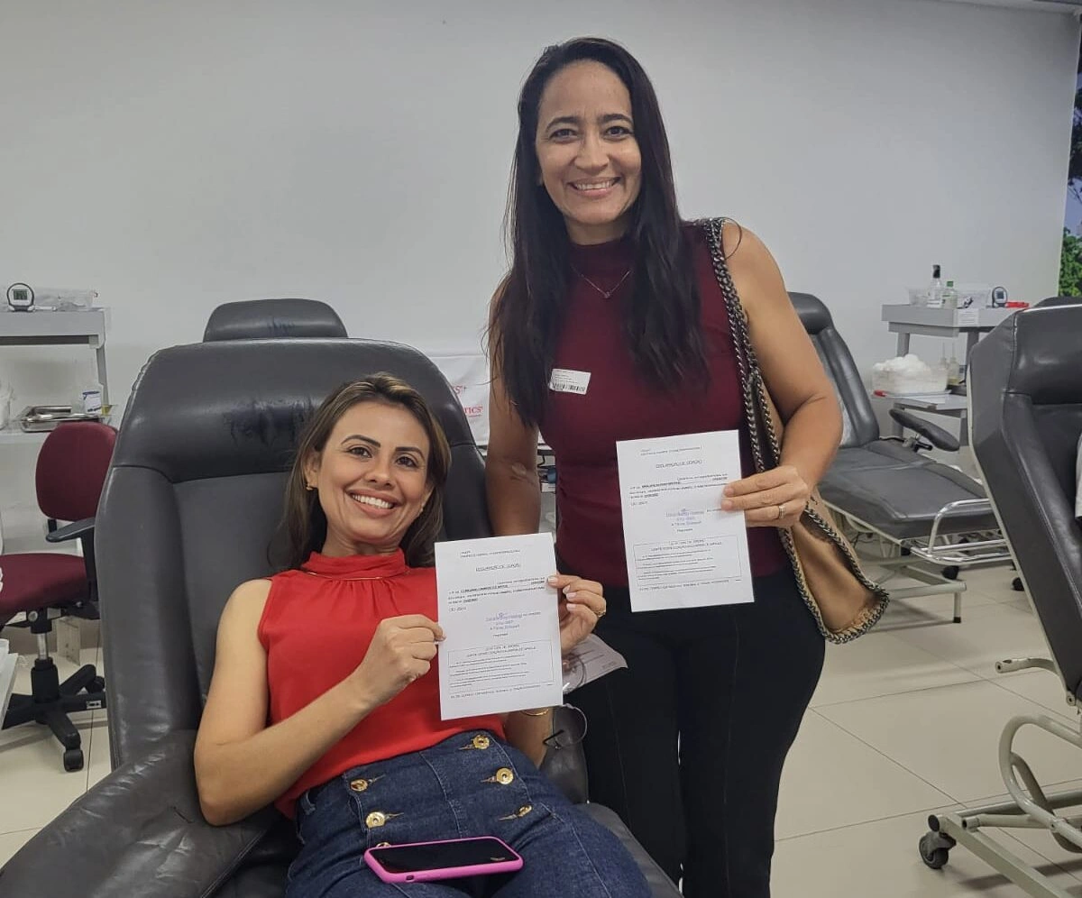 Fazendários realizaram mais uma campanha de doação de sangue no Hemopi