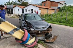 Não há informações sobre o estado de saúde do motorista (Foto: Reprodução/ Portal P2)