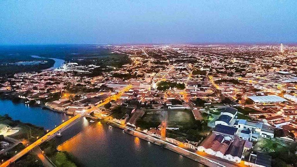 Vista aérea Parnaíba,
