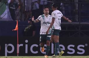 Vitória do Palmeiras por 3 a 0 (Foto: Reprodução/ Twitter/ @LibertadoresBR)