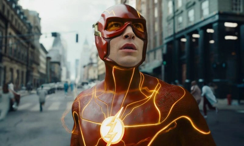 Cena do filme “The Flash”