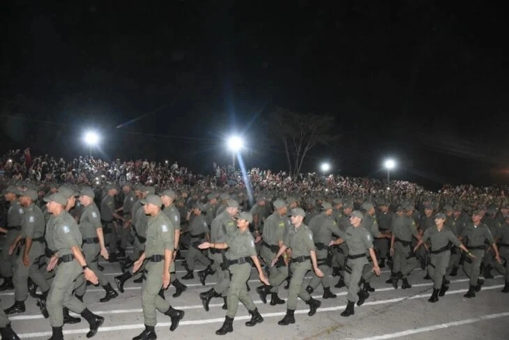 Cerimônia de formação dos novos policiais militares do Piauí
