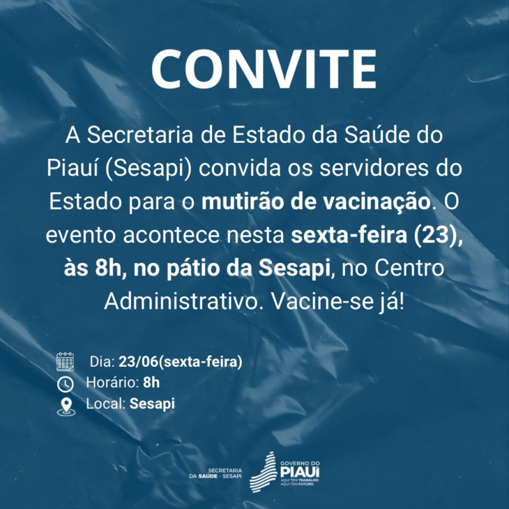 Convite para vacinação