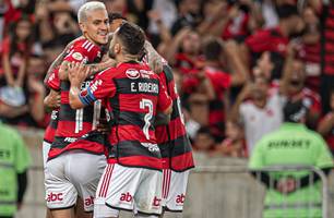 Flamengo vence o Grêmio (Foto: Gilvan de Souza / CRF)