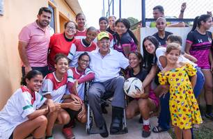 Inauguração de arena esportiva na zona Sul de Teresina (Foto: Divulgação/ Prefeitura de Teresina)