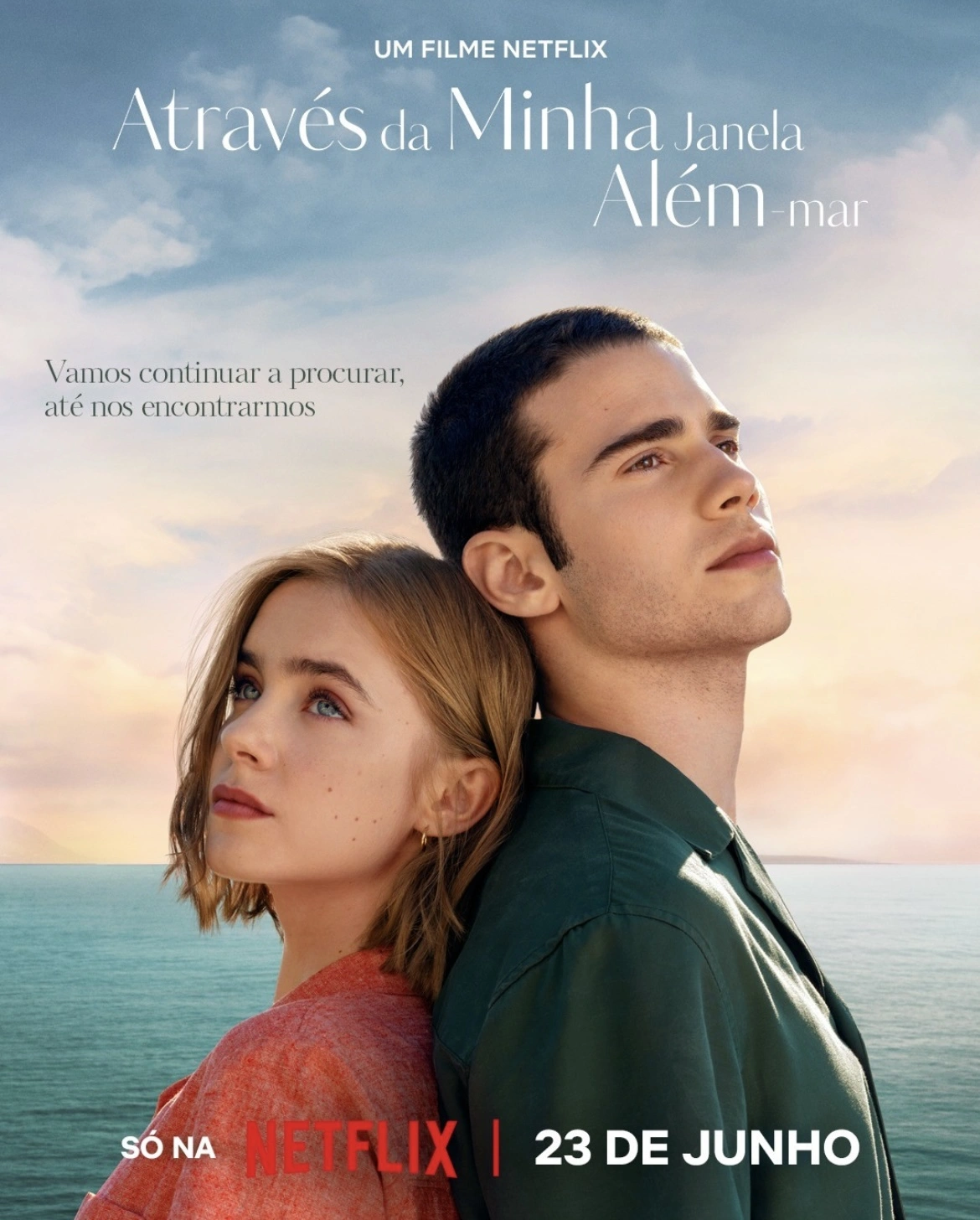 Pôster oficial do filme “Através da minha janela: Além-mar”