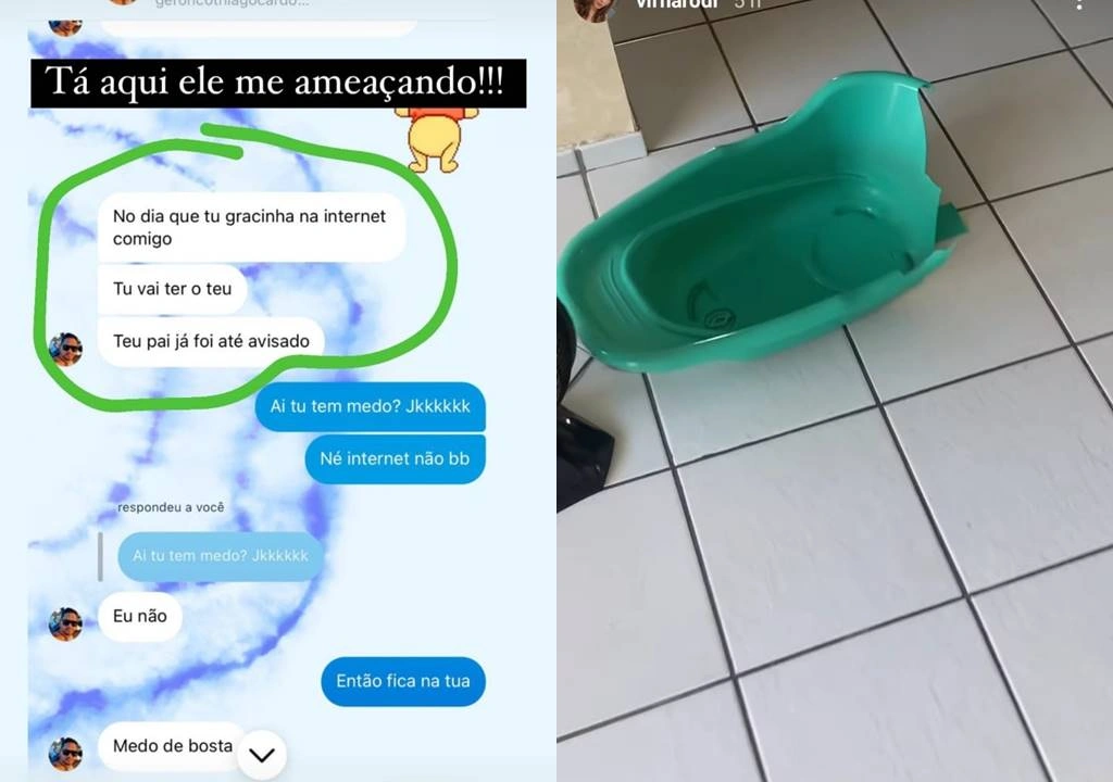 Print da mensagem