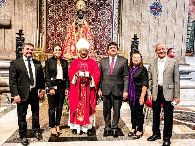 Rafael com Fábio em Roma